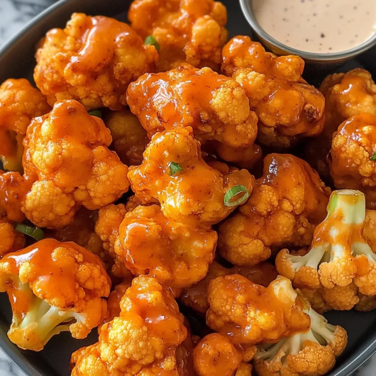 Air Fryer Buffalo Cauliflower Recipe