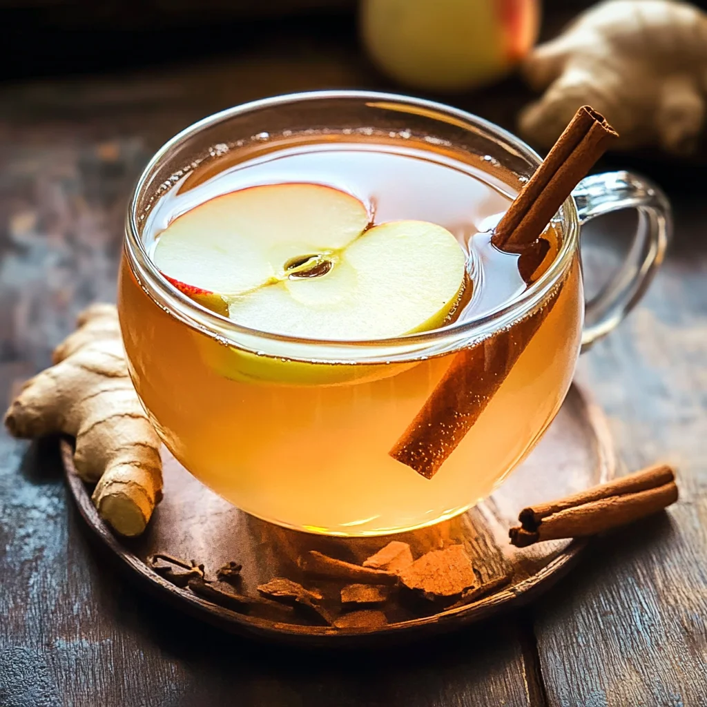 Apple Cinnamon Tea with Ginger