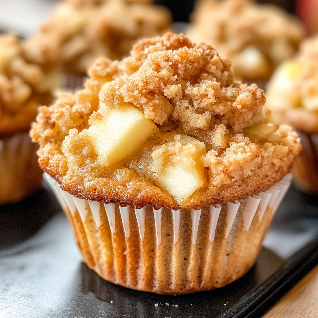 Apple Crumble Muffins