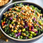 Asian Edamame Peanut Crunch Salad