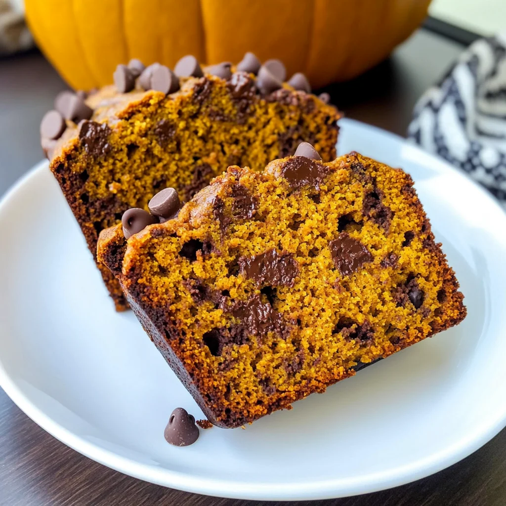Best Chocolate Chip Pumpkin Bread