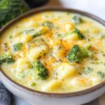 Broccoli Potato Cheese Soup Recipe
