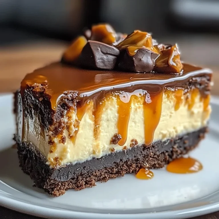 Caramel Brownie Cheesecake