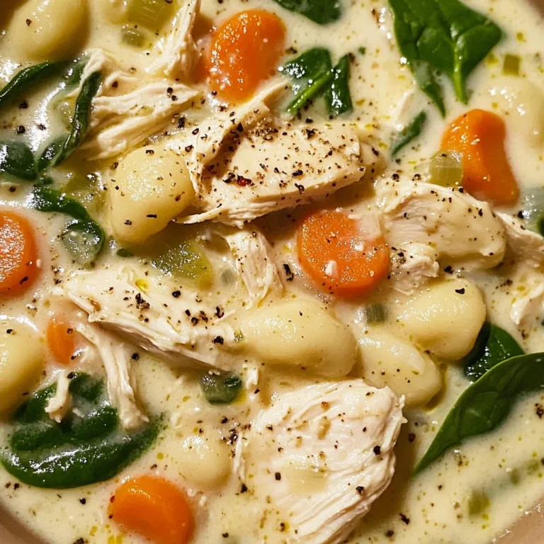 Creamy Crockpot Chicken Gnocchi Soup