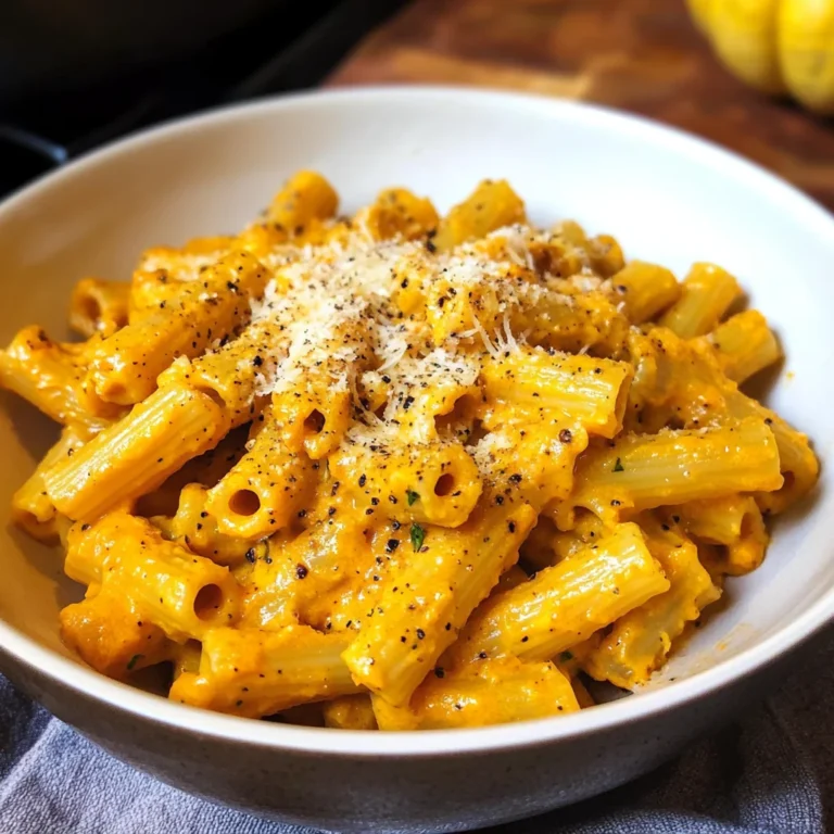 Creamy Parmesan Pumpkin Pasta