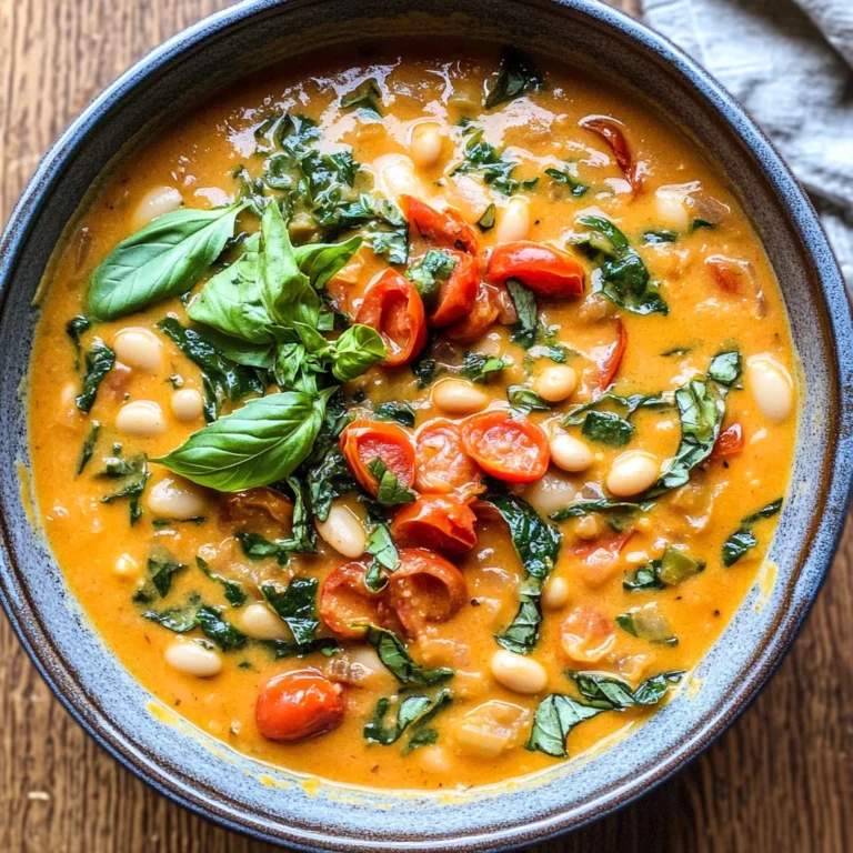 Creamy Tomato White Bean Stew