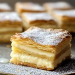 Creamy Vanilla Slice with Flaky Puff Pastry