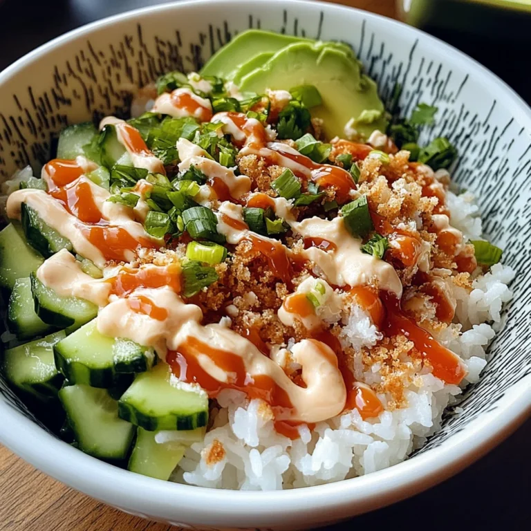Crunch Roll Sushi Bowl