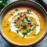 Easy Butternut Squash and Sweet Potato Soup