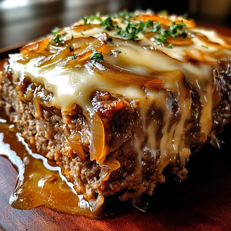 French Onion Meatloaf