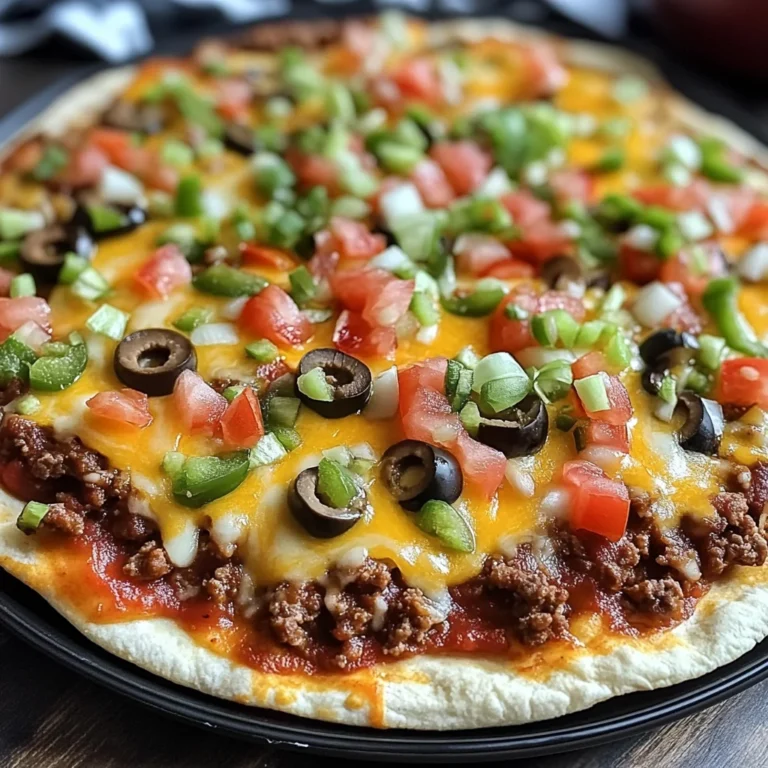 Homemade Mexican Pizza