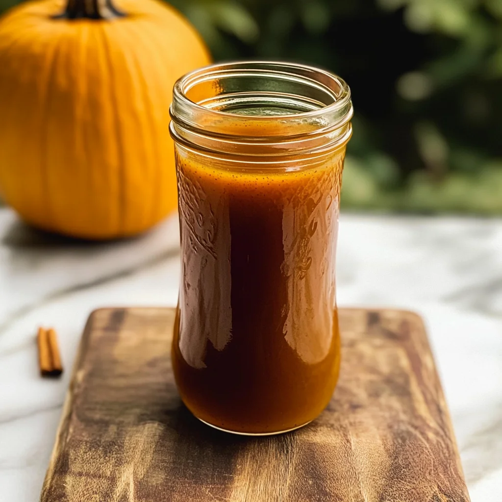 Homemade Pumpkin Spice Syrup