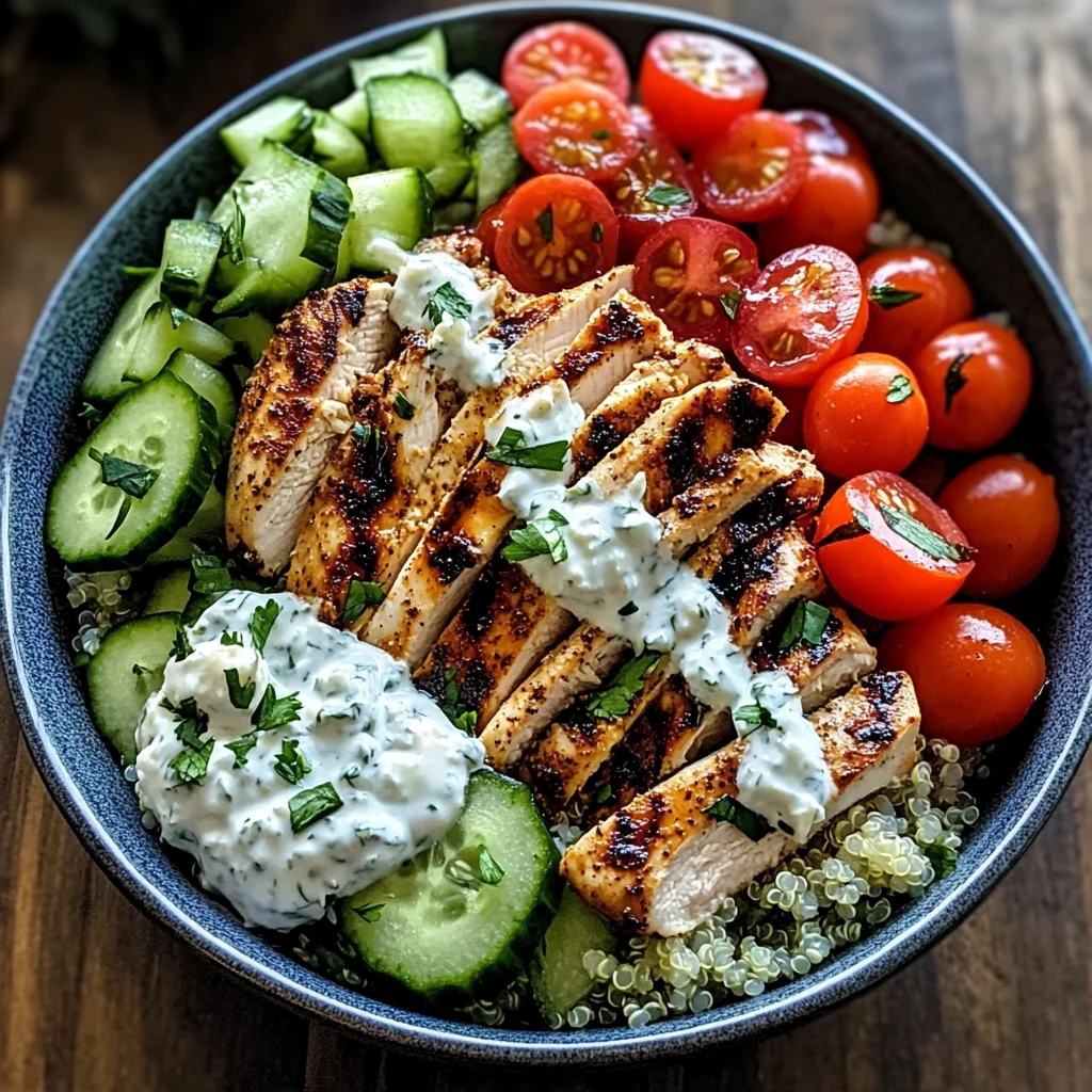 Mediterranean Chicken Bowls