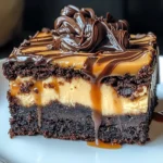 Milky Way Caramel Cheesecake Brownies