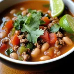 Pinto Beans Green Chile And Beef Soup