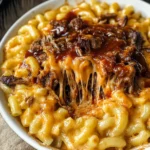 Pulled beef Mac and Cheese
