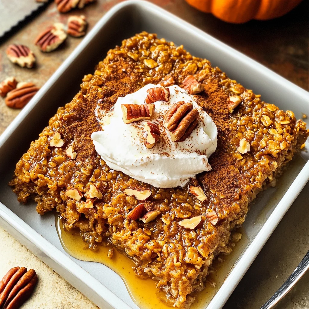 Pumpkin Baked Oatmeal
