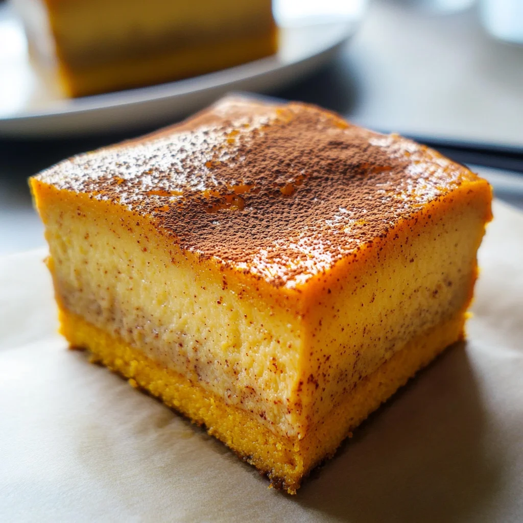 Pumpkin Magic Custard Cake Recipe