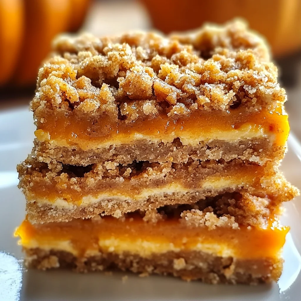 Pumpkin Pie Crumble Bars – Easy Fall Dessert Recipe