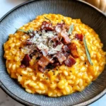 Pumpkin Risotto with Bacon & Parmesan