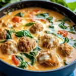 Savor the Comfort: Creamy Italian Meatball Soup to Warm Your Soul