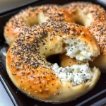Air Fryer Protein Bagels