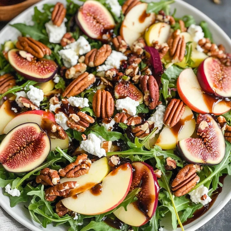 Apple Arugula Salad With Maple Pecans