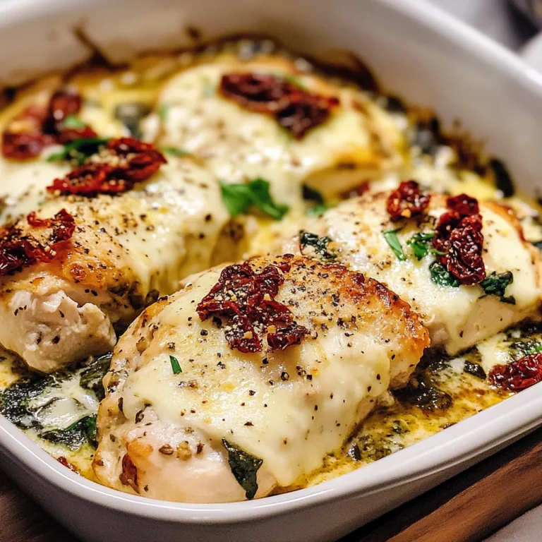 Baked Tuscan Chicken Casserole