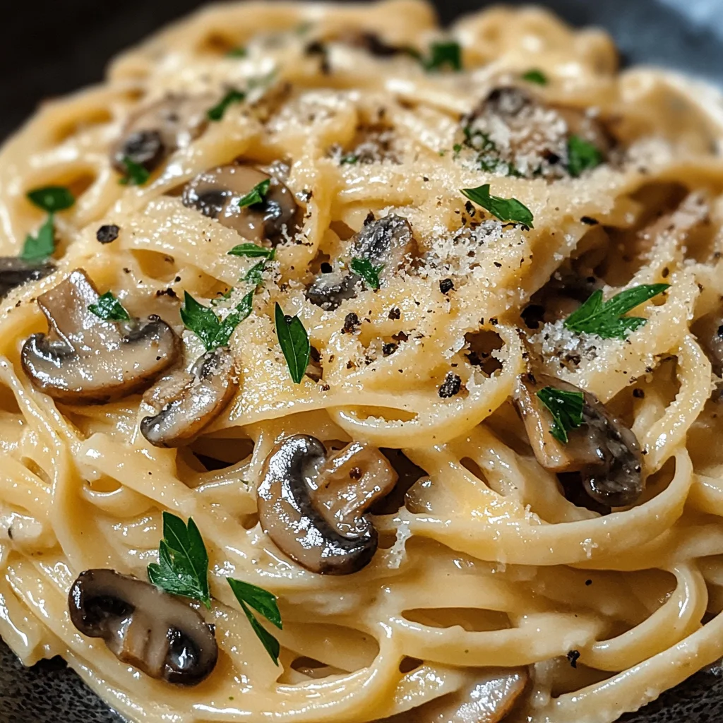 Caramelized Leek and Mushroom Gruyere Pasta