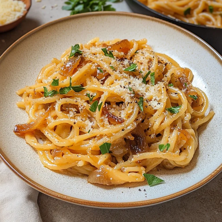 Caramelized Onion Pasta