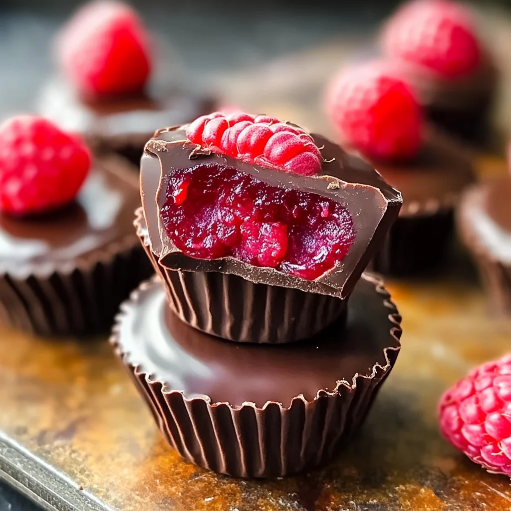 Chocolate Raspberry Cups