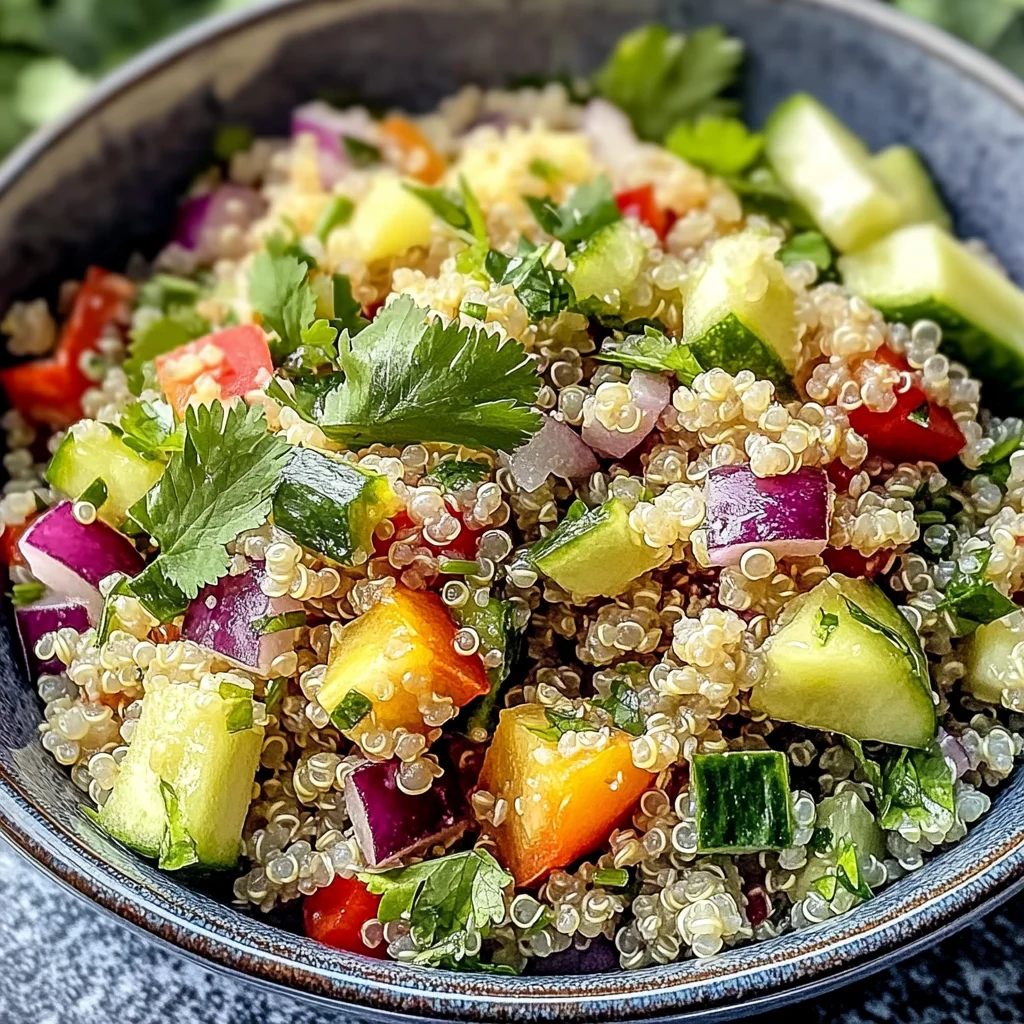Cilantro Lime Quinoa Salad