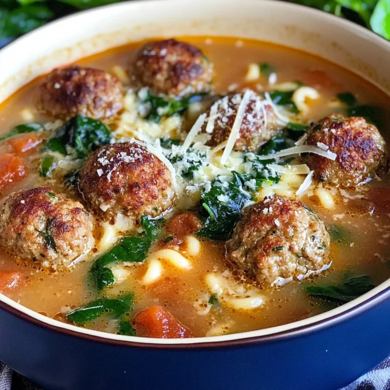 Creamy Italian Meatball Soup