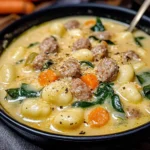 Creamy Sausage Gnocchi Soup