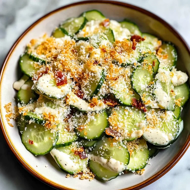 Cucumber Caesar Salad