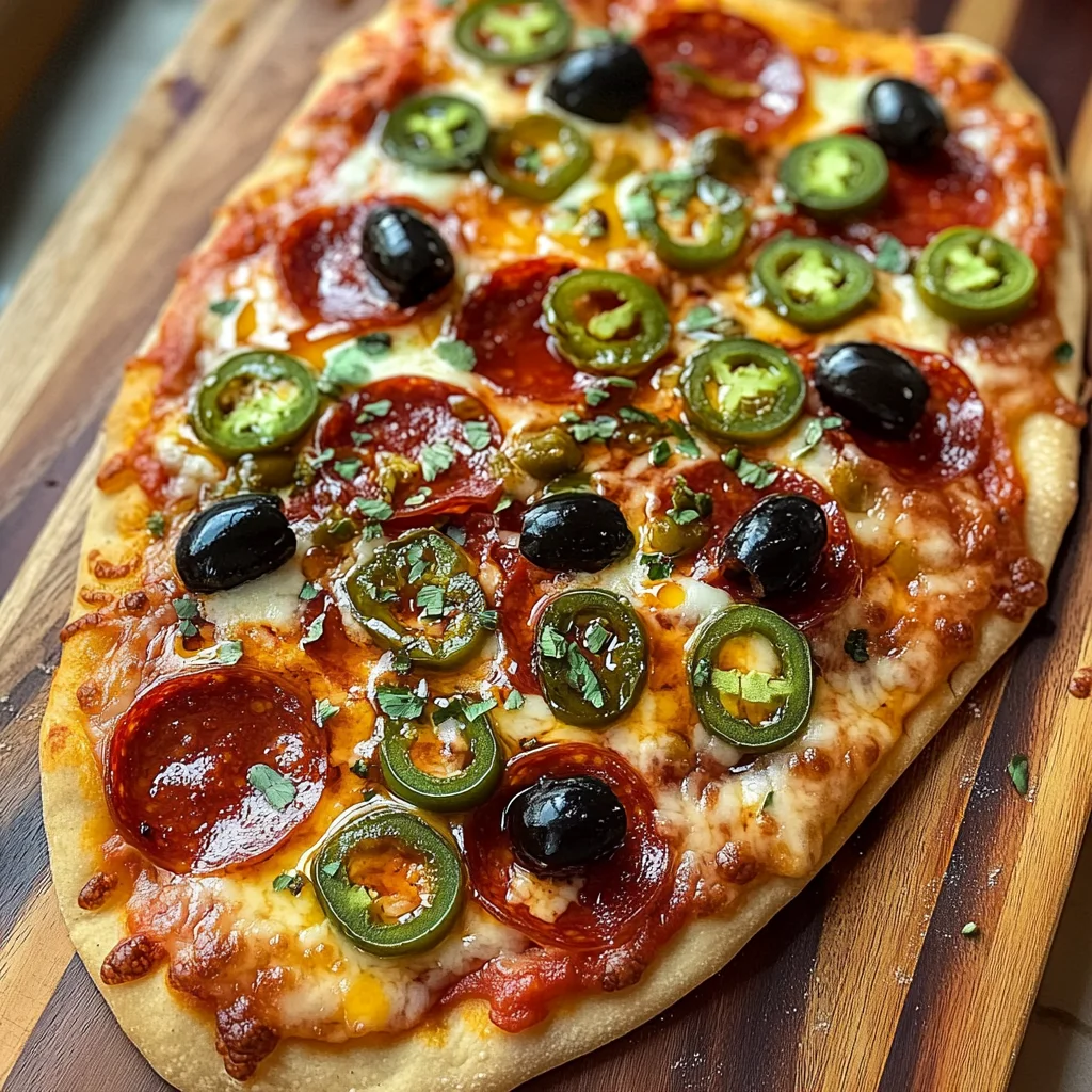 Delicious Hot Honey Flatbread Pizza