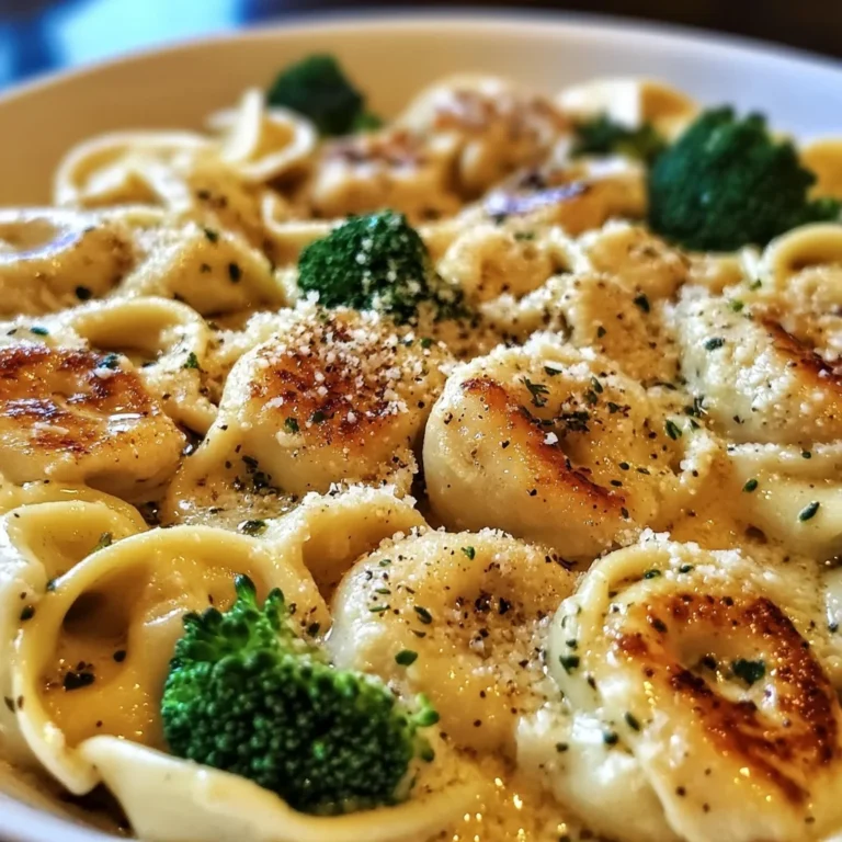 Garlic Parmesan Chicken Tortellini