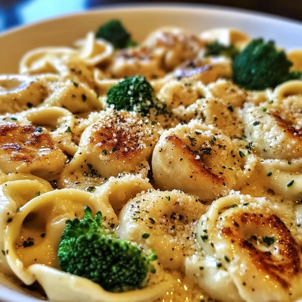 Garlic Parmesan Chicken Tortellini
