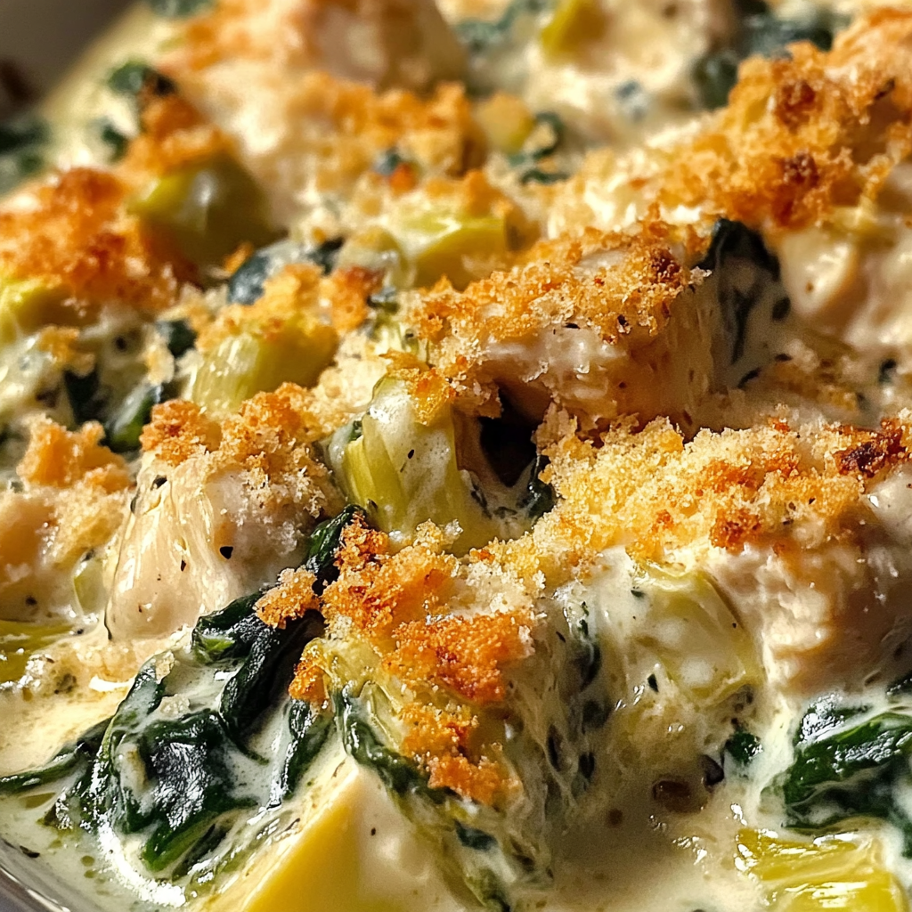 High-Protein Spinach and Artichoke Chicken Casserole: An Incredible Ultimate Meal