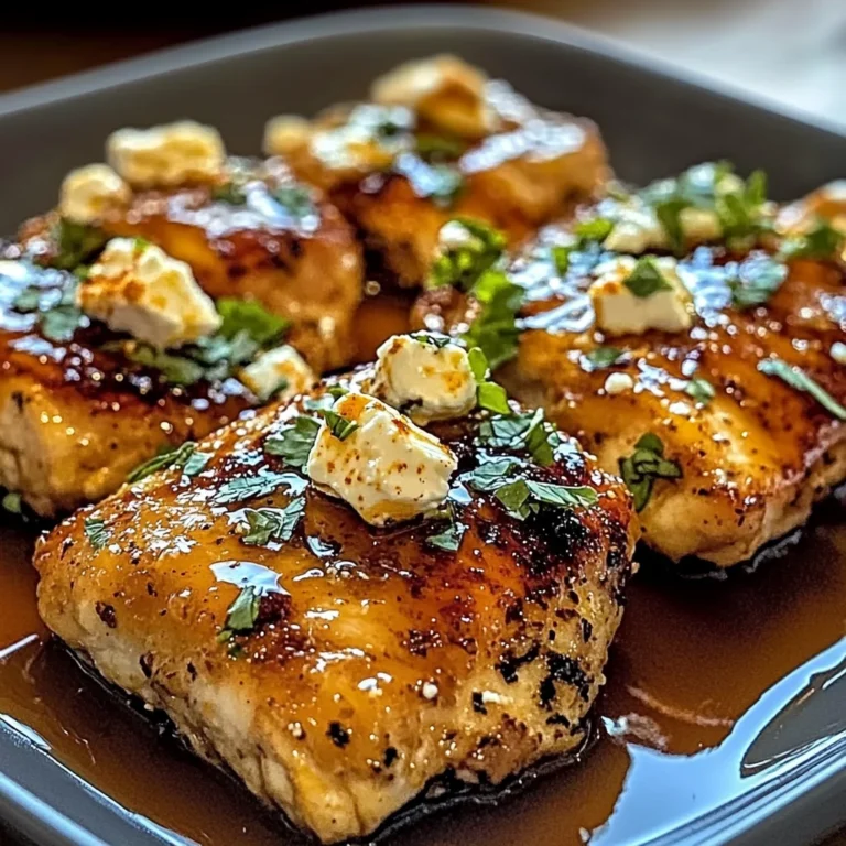 Hot Honey Feta Chicken Dish: A Deliciously Spicy and Savory Recipe
