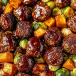 Korean BBQ Meatballs and Vegetables