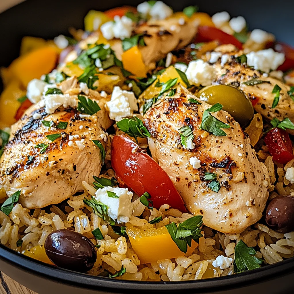 Mediterranean Chicken and Rice