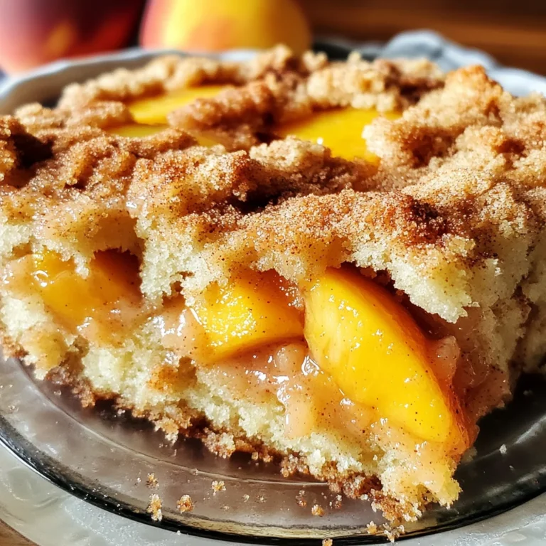 Peach Coffee Cake