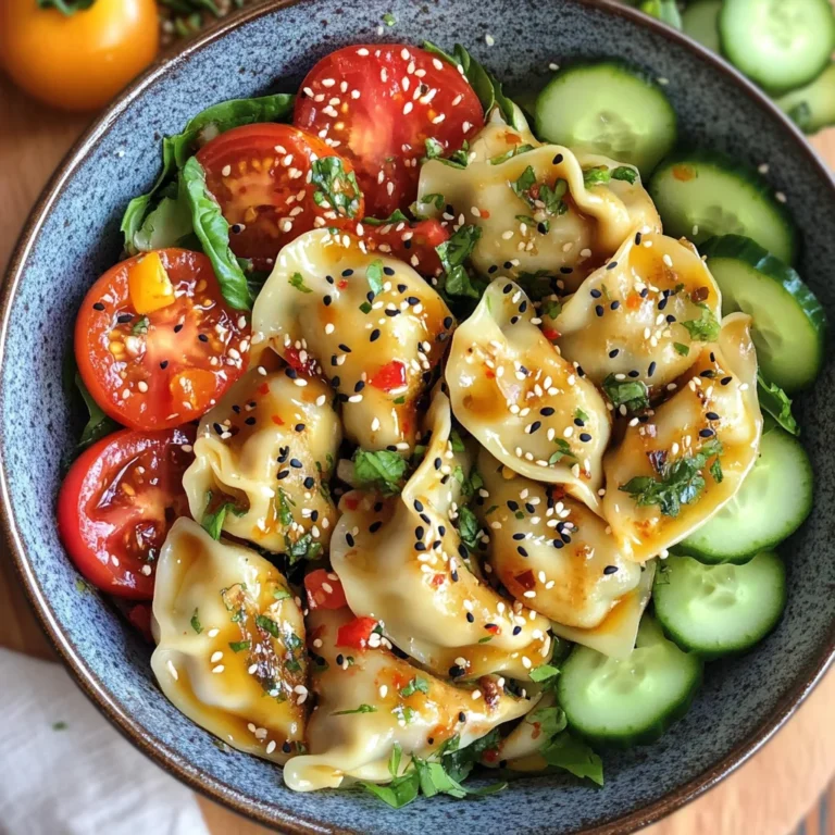 Potsticker Salad (Dumpling Salad)