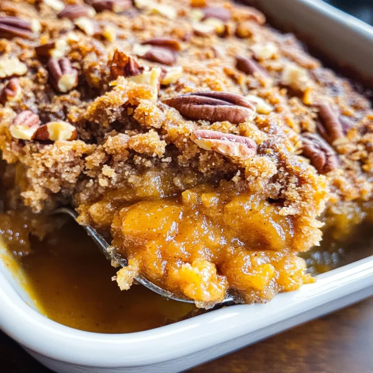 Pumpkin Pecan Cobbler