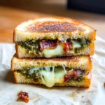 Sourdough Pesto Grilled Cheese