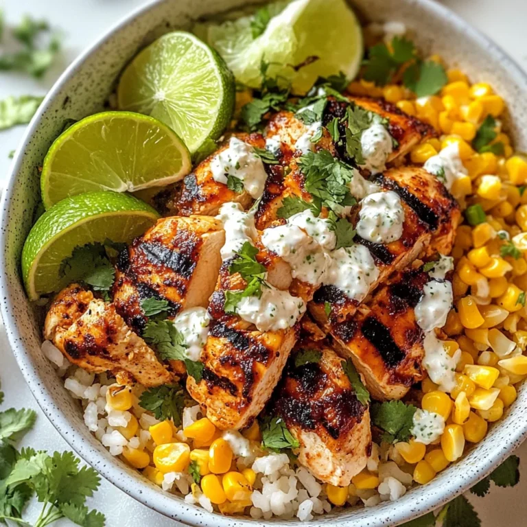 Street Corn Chicken Rice Bowl