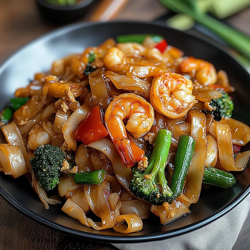 Street Style Thai Drunken Noodles