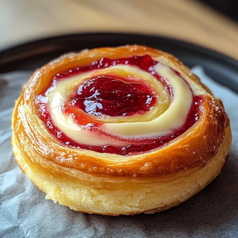 Sugar Raspberry Danish Bun