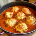 Tomato Dumpling Soup